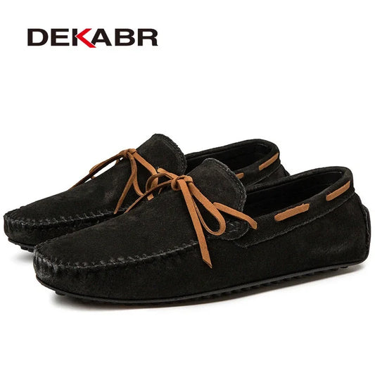 DEKABR Lässige Herrenschuhe aus echtem Leder 