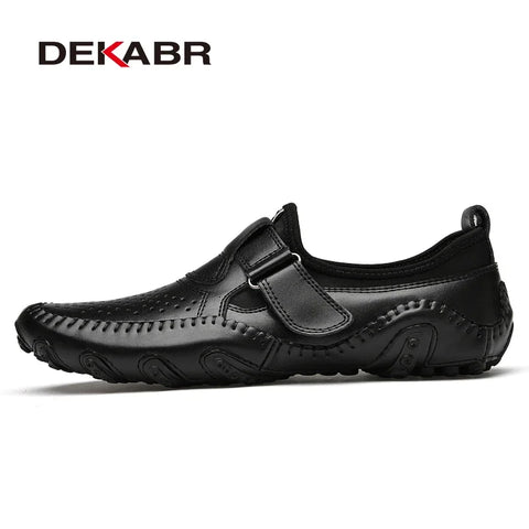 DEKABR Heren Loafers van Echt Leer