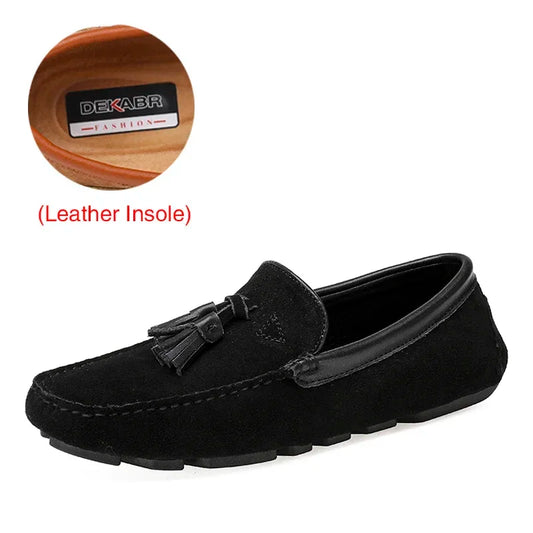DEKABR Herrenschuhe aus echtem Leder 
