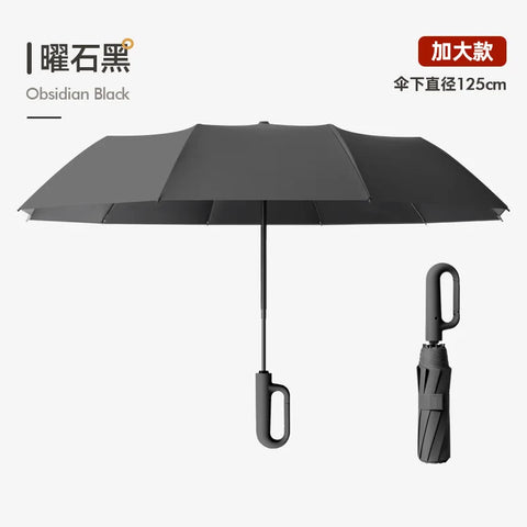 Extra Large Reinforced Umbrella - Wind and Rain Resistant, UV Blocking, Fully Automatic Parasol