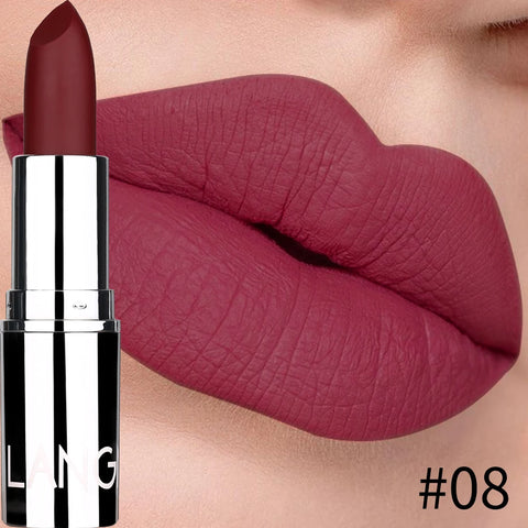 Langmani Silver Tube Matte Lipstick - 8 Colors