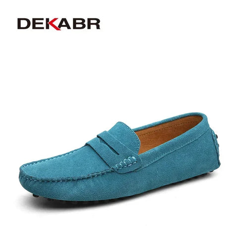 DEKABR Echte leren mocassins voor heren 
