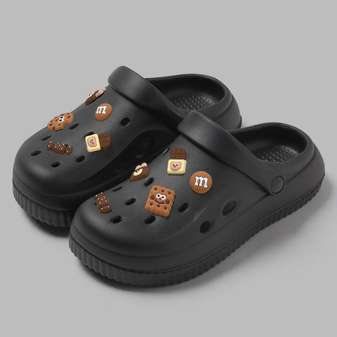 QYCKABY Minimalistische klompen sandalen voor mannen en vrouwen