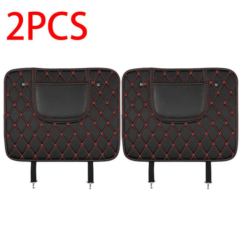 PU Leather Car Seat Back Protector Pads