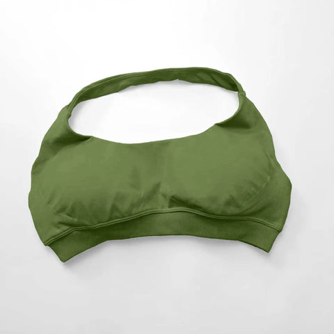 NCLAGEN Impact Sports Bra for Women - High Support Halter Top for Gym and Yoga