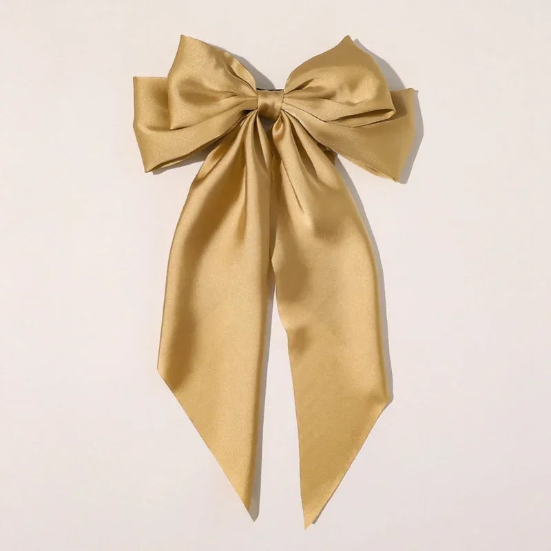 Women Girl Large Bow Hairpin Korean Headbands - Elegant Hair Accessories
