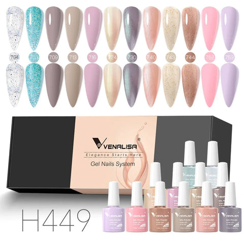 Venalisa VIP5 HEMA FREE Jelly Pink Nude Collection Nail Gel Polish