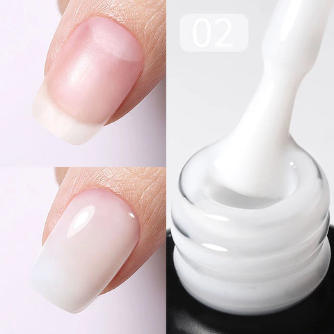 BORN PRETTY Milky Pink Rubber Base Gel Nail Polish