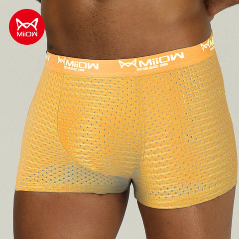 MiiOW Mesh Heren Ondergoed Boxershorts 