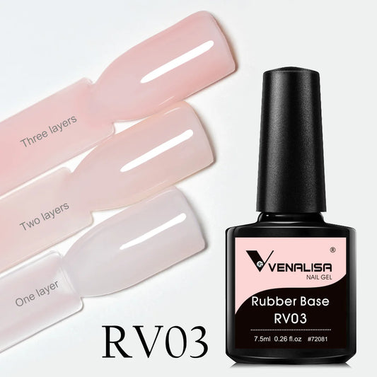 Venalisa Rubber Base Jelly Pink Color Gel Nail Polish VIP4