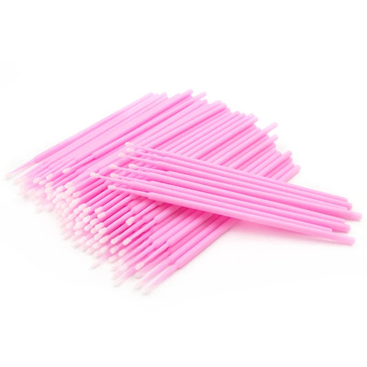 Lanjinglin Micro Brushes - 100pcs Eyelash Makeup Tool