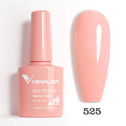 Venalisa HEMA GRATIS Nagelgellak Glitter - French Nail Jelly Pink Nude Collectie