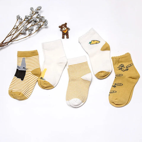 Children's Thick Terry Dinosaur Space Socks