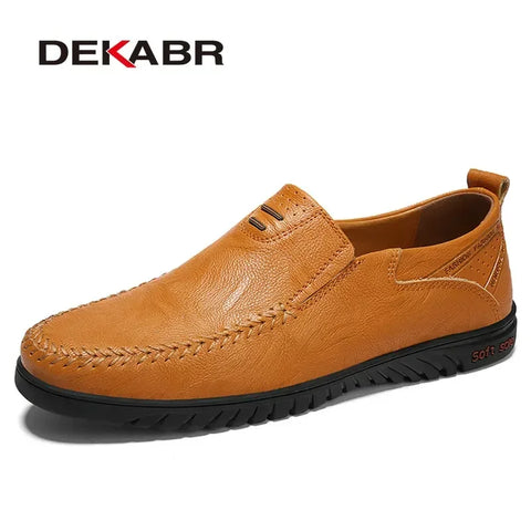 DEKABR Herenloafers van echt leer - Luxe casual rijschoenen