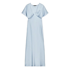 MUJER 2025 Satin Long Dress for Women
