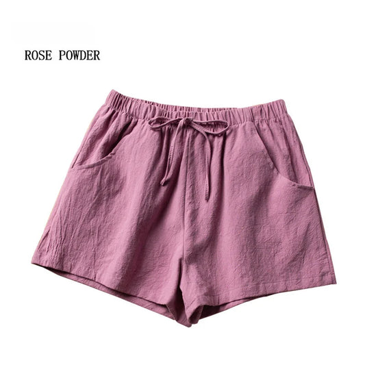 ITOOLIN Women's Casual Linen Workout Shorts