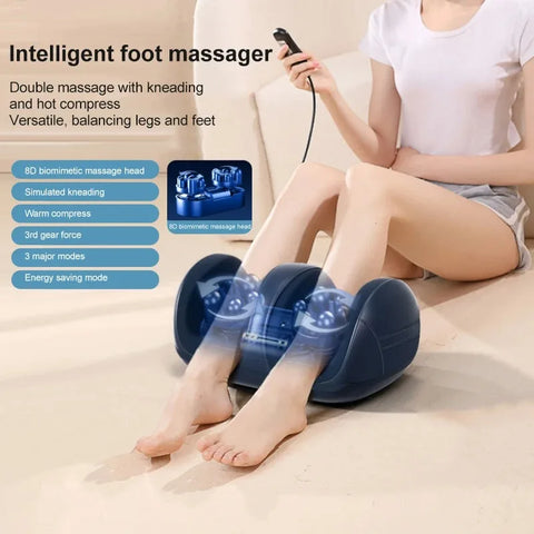 Extra Big Electric Foot Massager with Hot Compress and Shiatsu Kneading