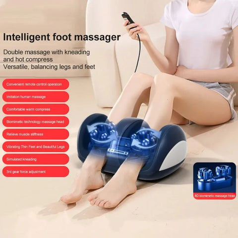 Extra Big Electric Foot Massager with Hot Compress and Shiatsu Kneading
