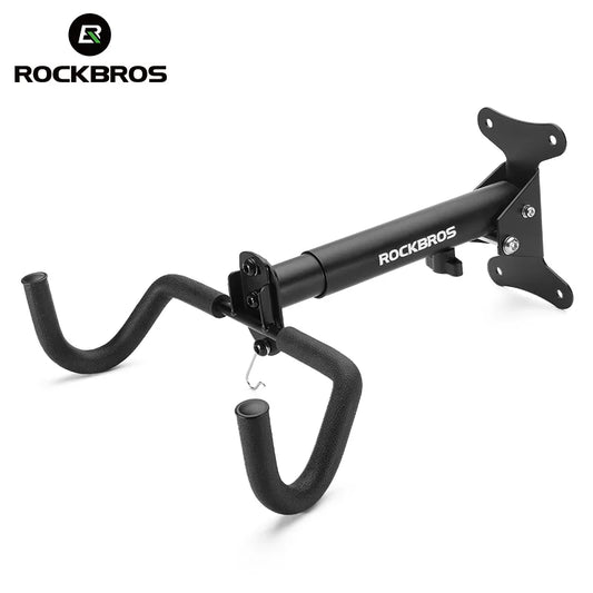 ROCKBROS Adjustable Bike Rack - Wall Mount Garage Holder for MTB and Road Bikes