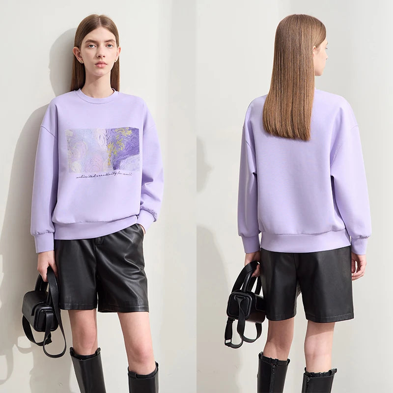 Amii Minimalism Women's Hoodies 2024