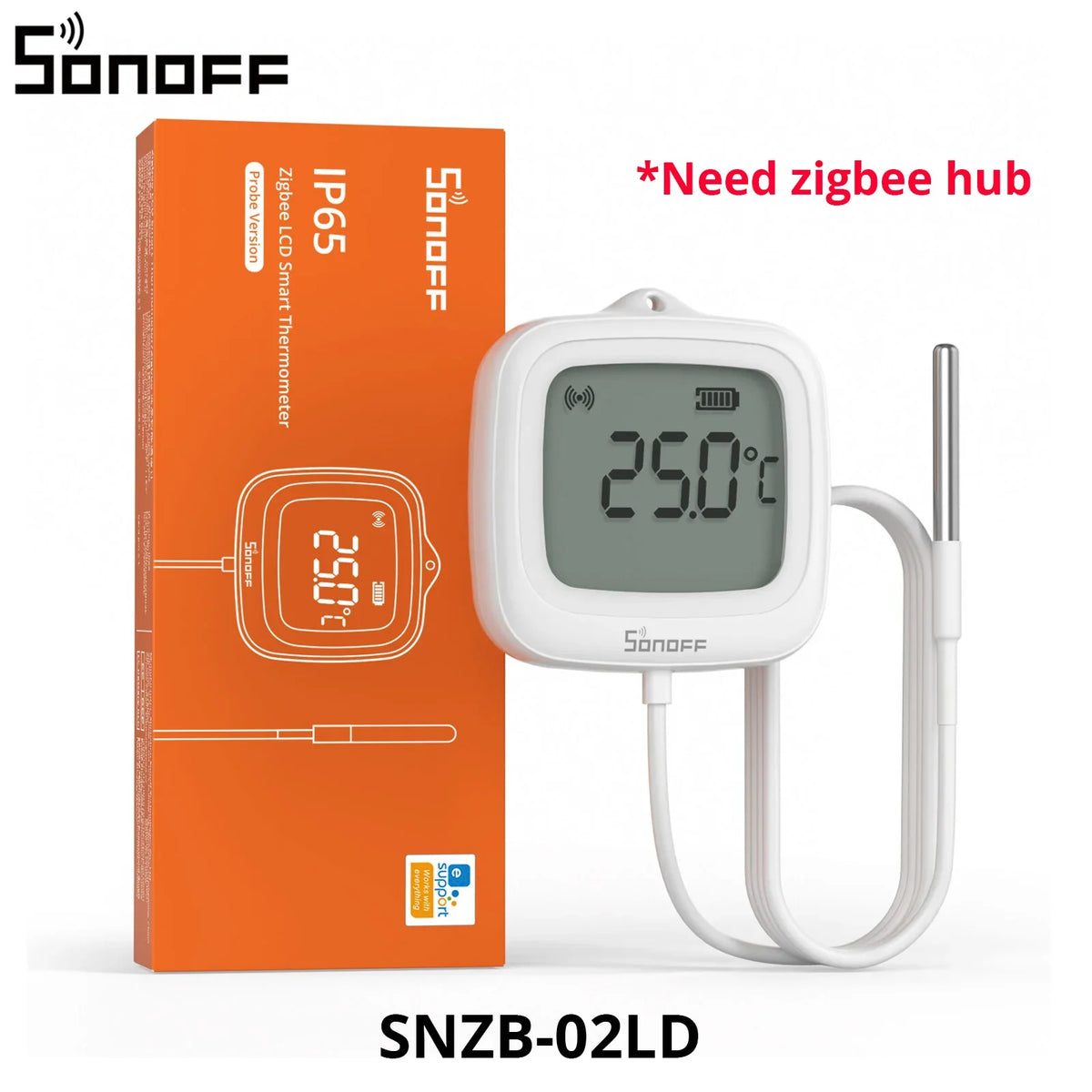 SONOFF SNZB-02LD Zigbee3.0 LCD Smart Thermometer