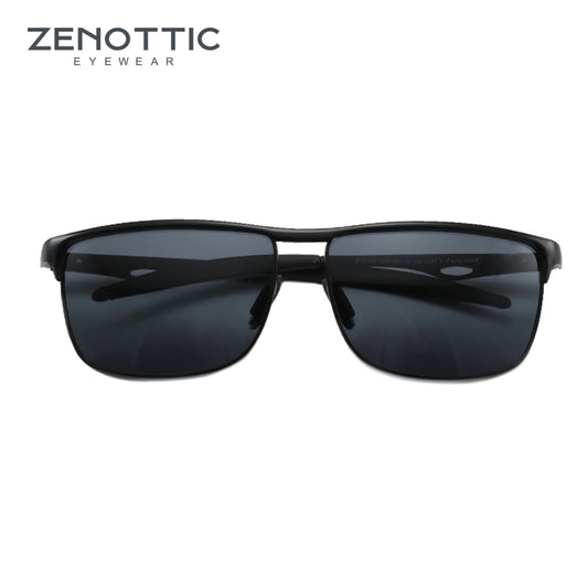 ZENOTTIC Aluminium Gepolariseerde Zonnebril – UV400 Unisex Zonnebrillen voor Vissen, Wandelen en Golfen