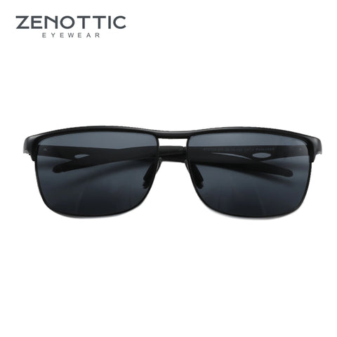 ZENOTTIC Aluminium Gepolariseerde Zonnebril – UV400 Unisex Zonnebrillen voor Vissen, Wandelen en Golfen