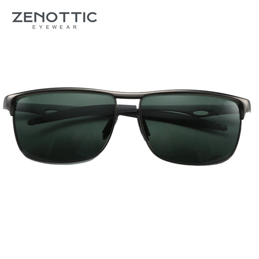 ZENOTTIC Aluminium Gepolariseerde Zonnebril – UV400 Unisex Zonnebrillen voor Vissen, Wandelen en Golfen