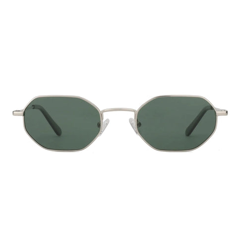 ZENOTTIC Retro Polygon gepolariseerde zonnebril - anti-reflecterende UV400 unisex zonnebril voor autorijden