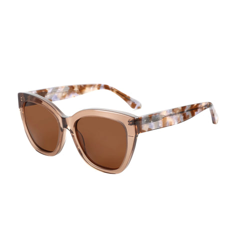 ZENOTTIC Butterfly gepolariseerde zonnebril - dik acetaat montuur UV400 dames zonnebril