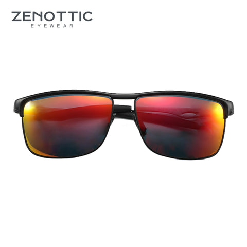 ZENOTTIC Aluminium Gepolariseerde Zonnebril – UV400 Unisex Zonnebrillen voor Vissen, Wandelen en Golfen