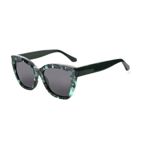 ZENOTTIC Butterfly gepolariseerde zonnebril - dik acetaat montuur UV400 dames zonnebril