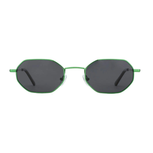 ZENOTTIC Retro Polygon gepolariseerde zonnebril - anti-reflecterende UV400 unisex zonnebril voor autorijden
