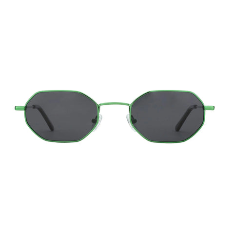 ZENOTTIC Retro Polygon gepolariseerde zonnebril - anti-reflecterende UV400 unisex zonnebril voor autorijden