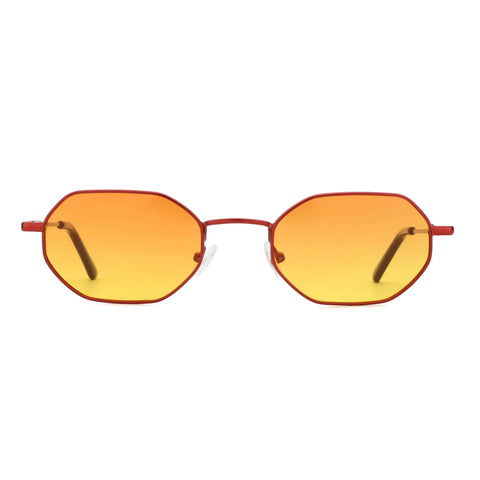 ZENOTTIC Retro Polygon gepolariseerde zonnebril - anti-reflecterende UV400 unisex zonnebril voor autorijden