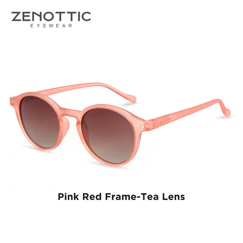 ZENOTTIC Small Retro Round Polarized Sunglasses – Vintage UV400 Unisex Shades