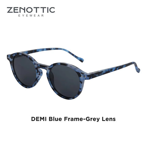 ZENOTTIC Small Retro Round Polarized Sunglasses – Vintage UV400 Unisex Shades