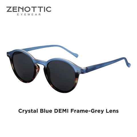 ZENOTTIC Small Retro Round Polarized Sunglasses – Vintage UV400 Unisex Shades