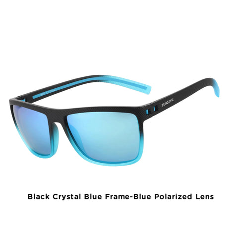 ZENOTTIC Retro Vierkante Gepolariseerde Zonnebril – Ultralichte TR90 UV400 Unisex Zonnebrillen