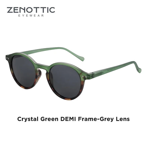 ZENOTTIC Small Retro Round Polarized Sunglasses – Vintage UV400 Unisex Shades