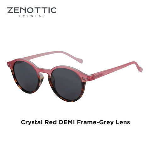 ZENOTTIC Small Retro Round Polarized Sunglasses – Vintage UV400 Unisex Shades