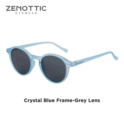 ZENOTTIC Small Retro Round Polarized Sunglasses – Vintage UV400 Unisex Shades