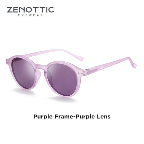 ZENOTTIC Small Retro Round Polarized Sunglasses – Vintage UV400 Unisex Shades