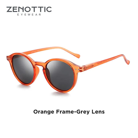 ZENOTTIC Small Retro Round Polarized Sunglasses – Vintage UV400 Unisex Shades
