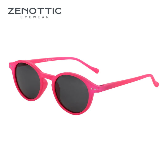 ZENOTTIC Kleine Retro Ronde Gepolariseerde Zonnebril – Vintage UV400 Unisex Zonnebrillen