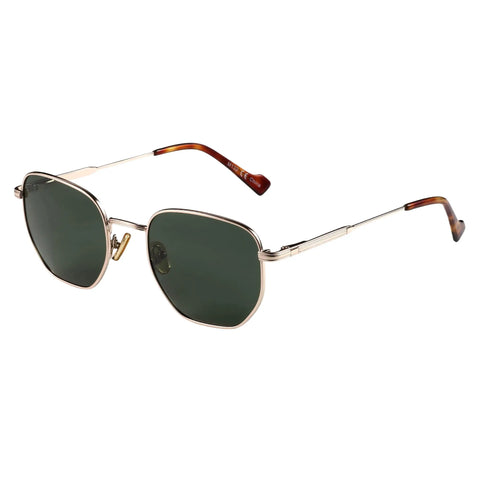 ZENOTTIC Hexagon gepolariseerde retro zonnebril - vintage metalen montuur UV400 unisex zonnebril