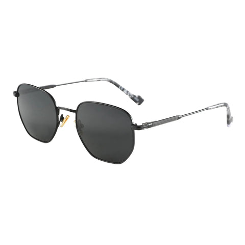 ZENOTTIC Hexagon gepolariseerde retro zonnebril - vintage metalen montuur UV400 unisex zonnebril