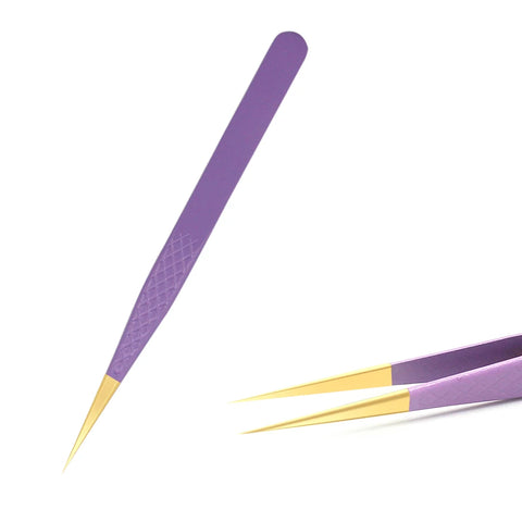 AILEISHI Stainless Steel Eyelash Tweezers