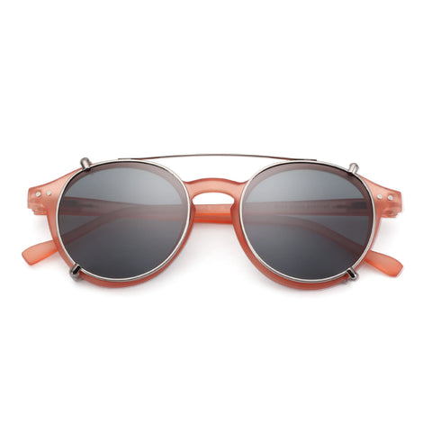 ZENOTTIC Steampunk Clip-On Gepolariseerde Zonnebril – Anti-Blauw Licht Retro UV400 Unisex Bril