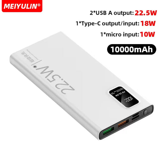50000mAh Power Bank – USB-C Fast-Charge External Battery